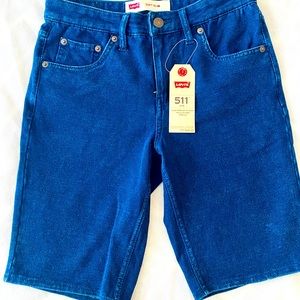 Levi’s Slim Fit Blue Jean Kid Shorts
